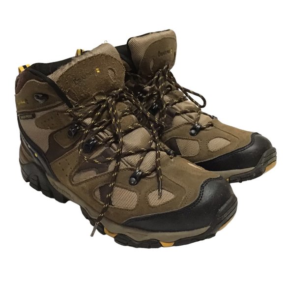 Bearpaw Brock Mens Sz 10 Waterproof Hiking Boots Brown Shoes Leather Suede main image 4